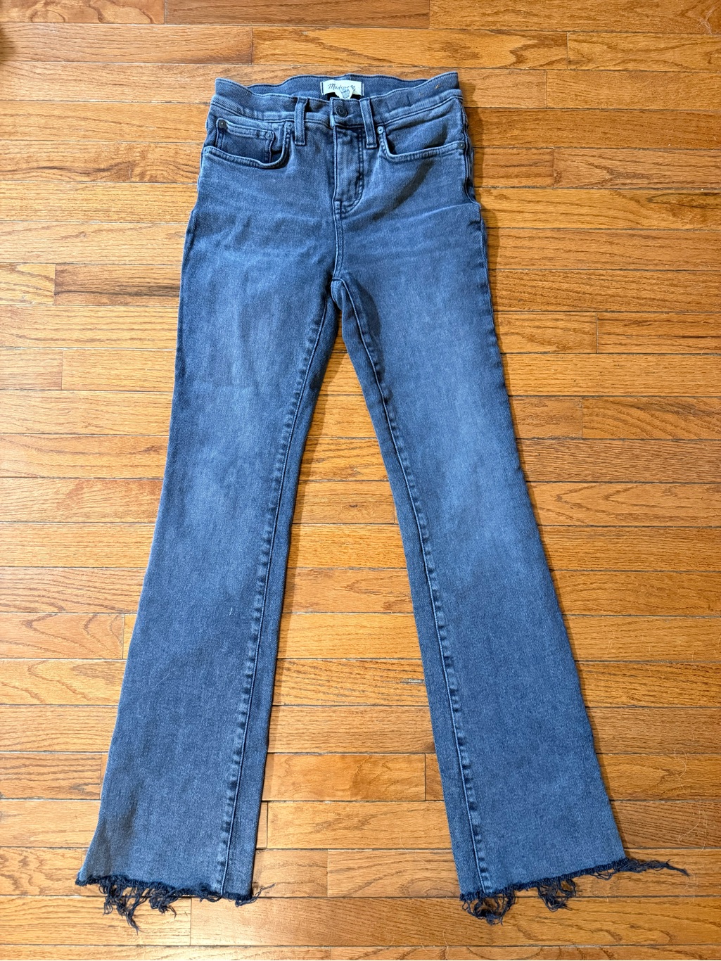 Madewell Women’s Washed Blue Kickout Jeans